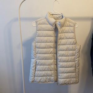 JCrew Factory Puffer Vest - off white